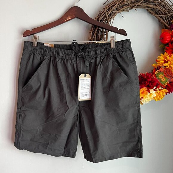 prAna Men's Double Peak E-Waist Everyday Hiking Short  XL/ 8"L in Charcoal Gray - Picture 1 of 9